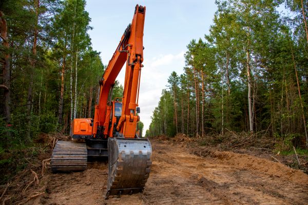 Cost of Backhoe Land Clearing in West Chester
